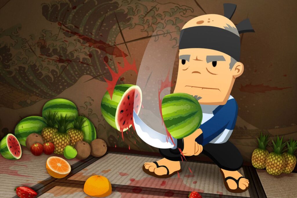 ainda bem a eu n to apostando grana no fruit ninja la😭 se n ia perder